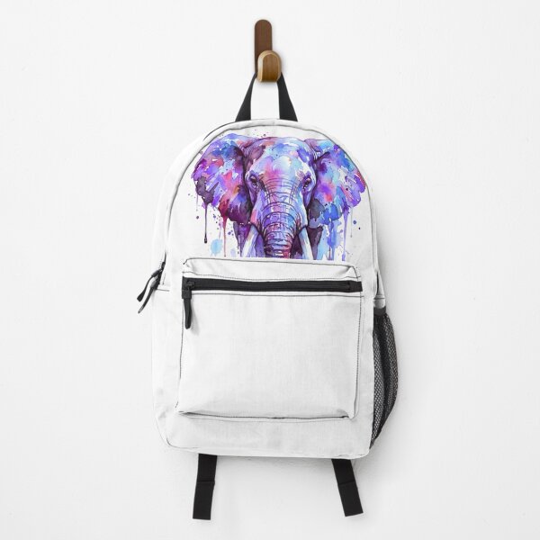 Item preview, Colorful Watercolor Elephant Art Vibrant Animal Illustration designed and sold by ExploreAura Studio.