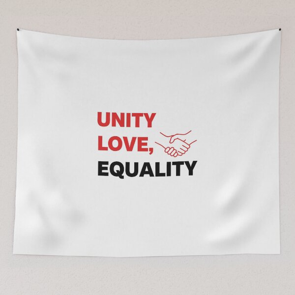 Item preview, Bold Statement Unity Love Equality T-Shirt Protest Poster Vector Graphic Tee Gift Idea designed and sold by mantra2023.