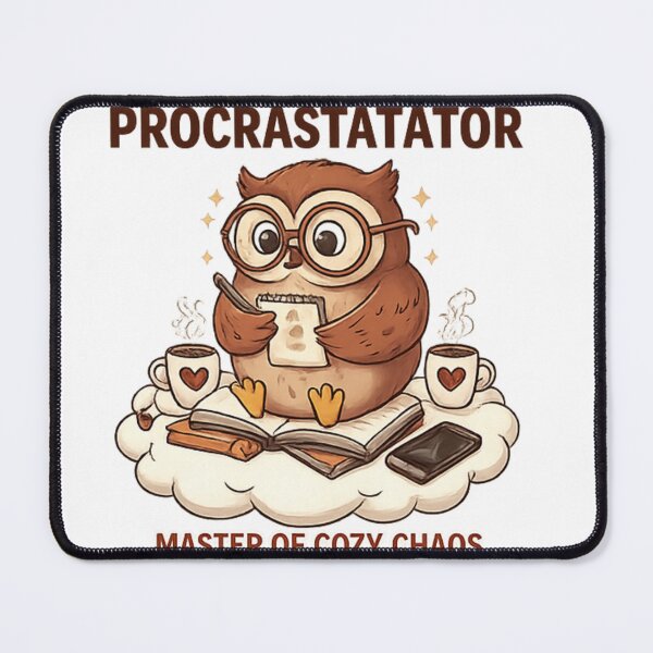 Item preview, Funny Sarcastic Owl - My Busy Schedule - Lazy Bird Humor designed and sold by fethallah drissi.