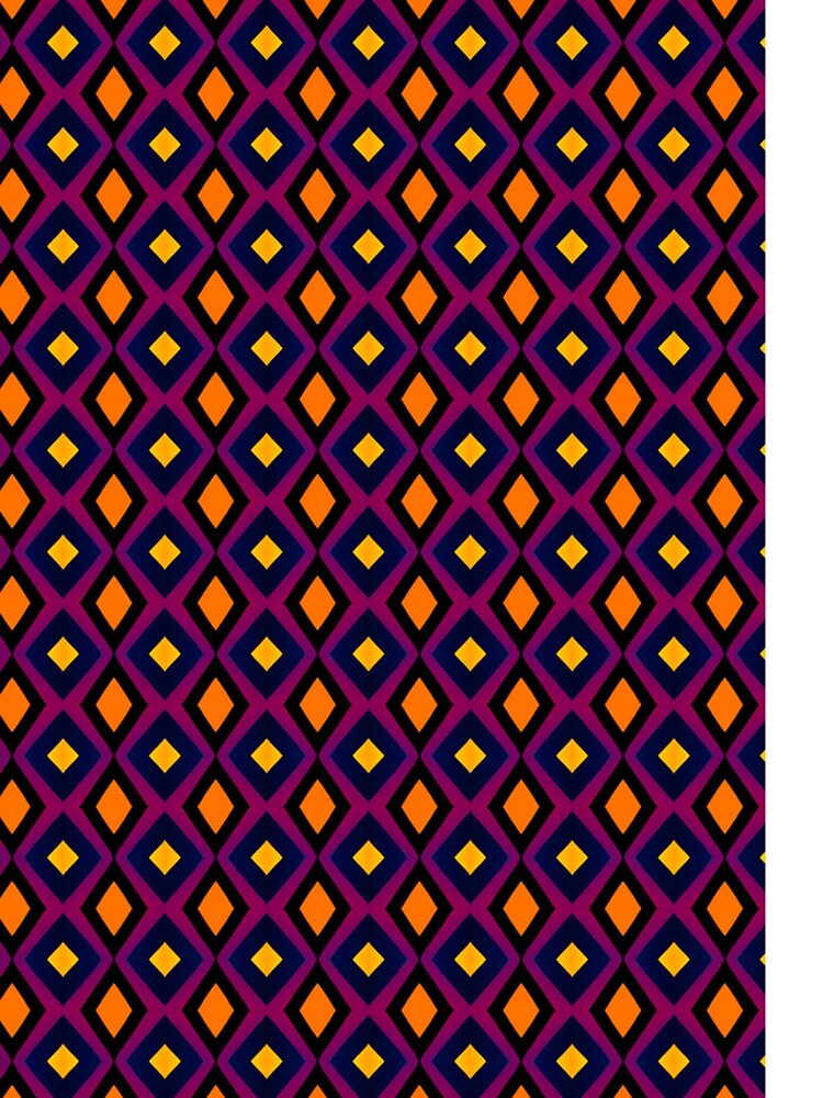 Imagen 5 de 5, Funda de iPhone con la obra Retro Geometric Mosaic Pattern Vibrant Abstract Honeycomb Art Case, diseñada y vendida por Rucku.