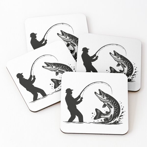 Item preview, Pike, pike angler, fishing, predator angler, gift shop designed and sold by Pineapple-Tree.