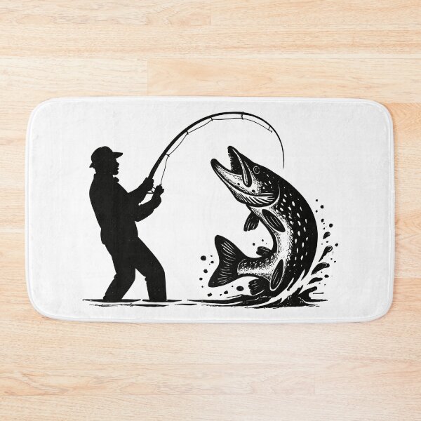 Item preview, Pike, pike angler, fishing, predator angler, gift shop designed and sold by Pineapple-Tree.