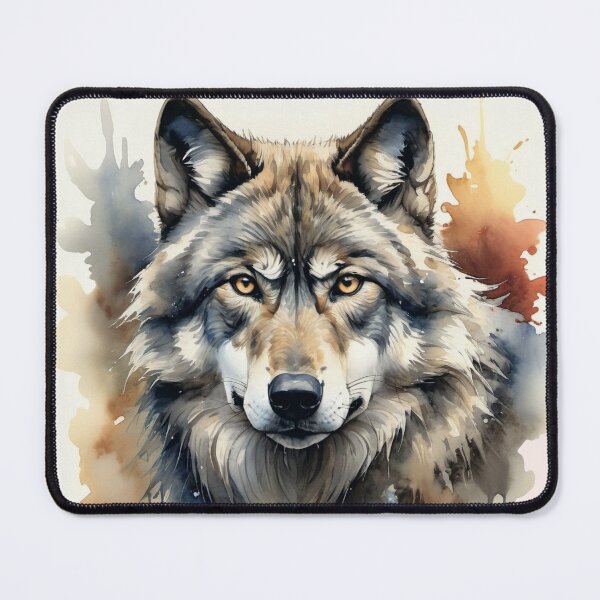Item preview, Majestic watercolor Wolf designed and sold by WildArtIT.