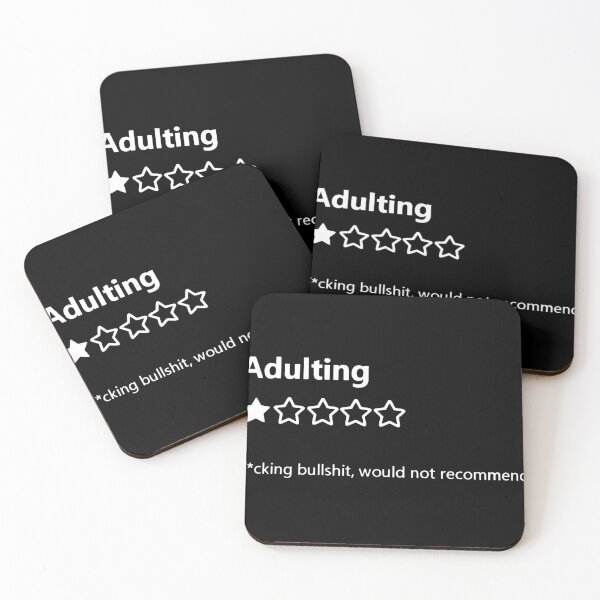 Item preview, one star bullshit adulting, not recommend designed and sold by hanimaarvia.