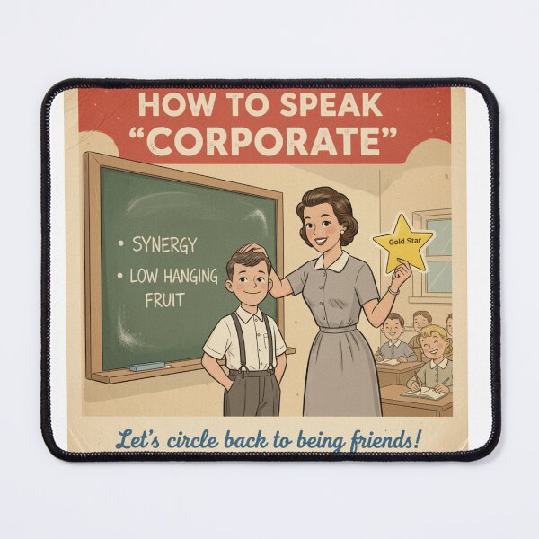 Item preview, How To Speak Corporate - Vintage Office Jargon designed and sold by Vantage Print Co..