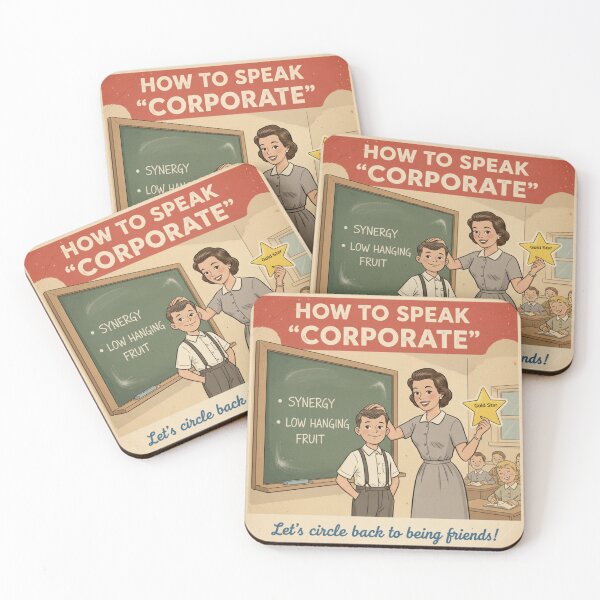Item preview, How To Speak Corporate - Vintage Office Jargon designed and sold by Vantage Print Co..