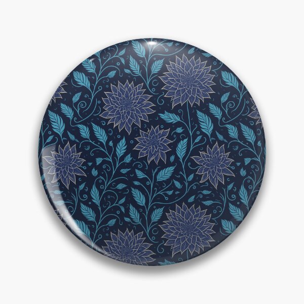 Item preview, Flower pattern, Blues designed and sold by PrithviApparels.