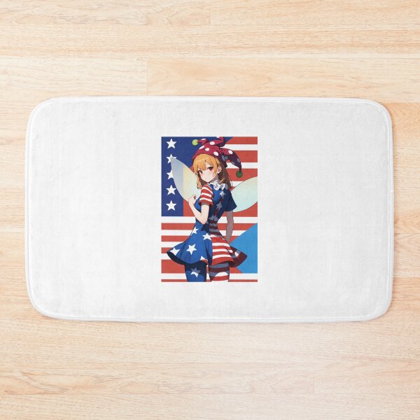 Item preview, Clownpiece Touhou - Hell Fairy Stars and Stripes Anime Girl Art designed and sold by iloveanimechibi.