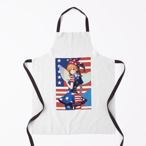 Item preview, Clownpiece Touhou - Hell Fairy Stars and Stripes Anime Girl Art designed and sold by iloveanimechibi.