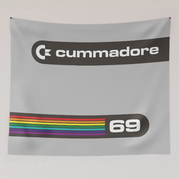 Item preview, Cummadore 64 Split Gay Flag designed and sold by ALCHEMIST.