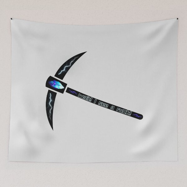 Item preview, Wait I see A Rock Geology Lover Gothic Lightning Pick Axe designed and sold by tumbleweedphoto.