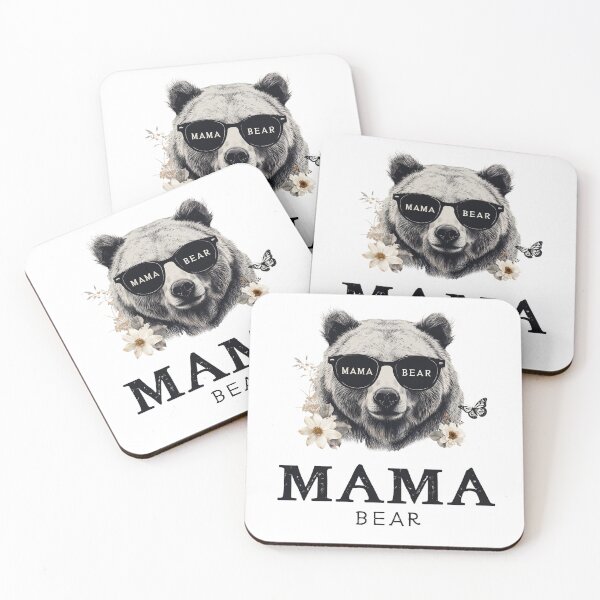 Item preview, Cool Mama Bear Sunglasses Floral Mom Art designed and sold by Anastasiia Yurevych.