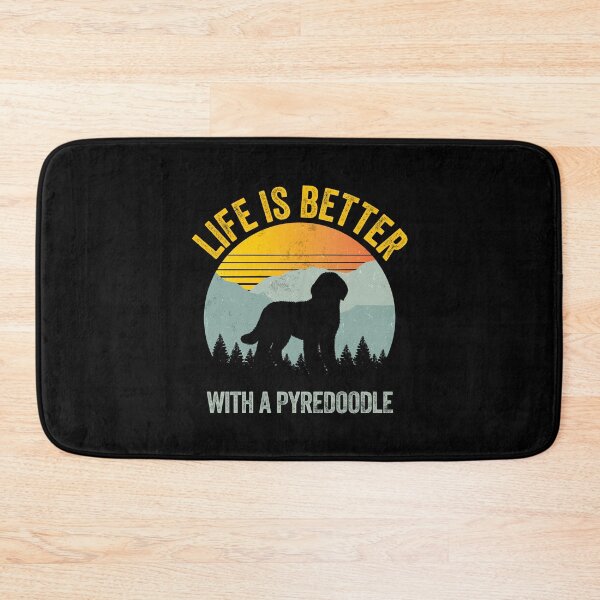 Item preview, Life Is Better With A Pyredoodle Retro Sun  designed and sold by Guarddogdrive.