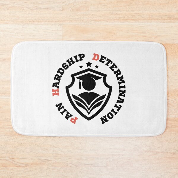 Item preview, Pain, Hardship, Determination – Funny PhD Graduation Quote for Doctorate Students and Researchers designed and sold by Artycom.