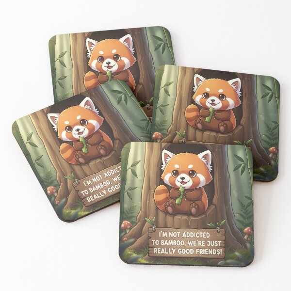 Item preview, Bamboo Besties Red Panda designed and sold by JustSketchs.