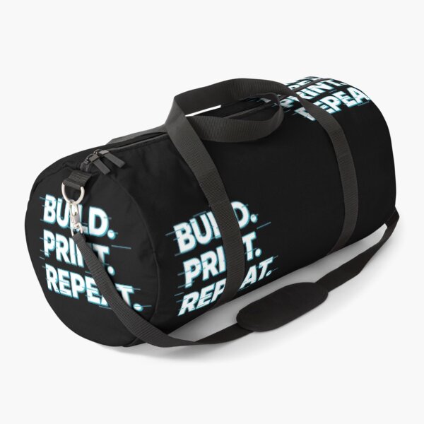 Item preview, Build Print Repeat 3D Printing Maker Typography designed and sold by EchoPrint Co..