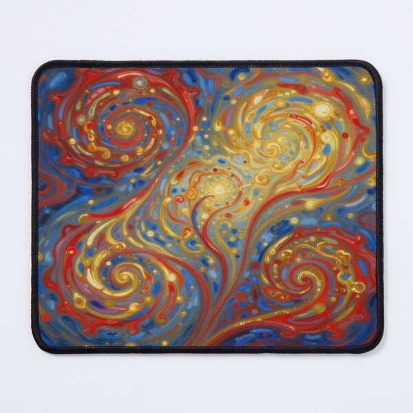 Item preview, Spiral Leaves in Motion – van Gogh Style meets Cosmic Flow for Dreamers & Color Poets designed and sold by FotoworldEdel.