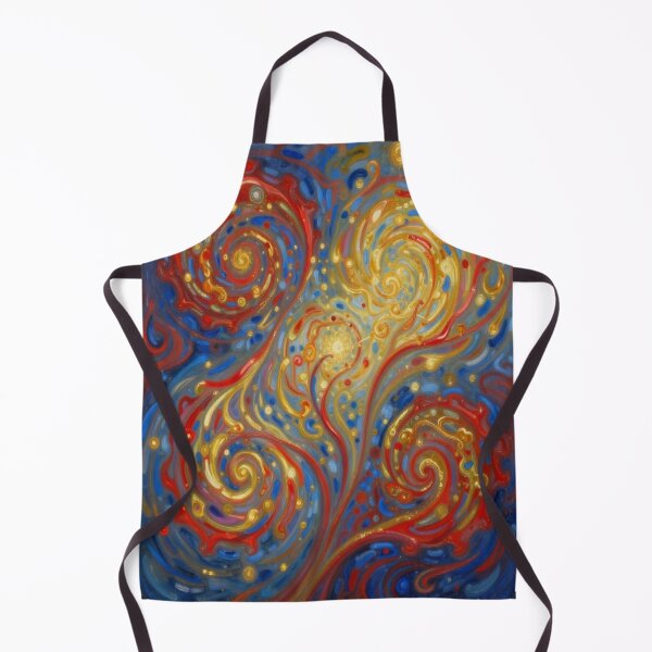 Item preview, Spiral Leaves in Motion – van Gogh Style meets Cosmic Flow for Dreamers & Color Poets designed and sold by FotoworldEdel.