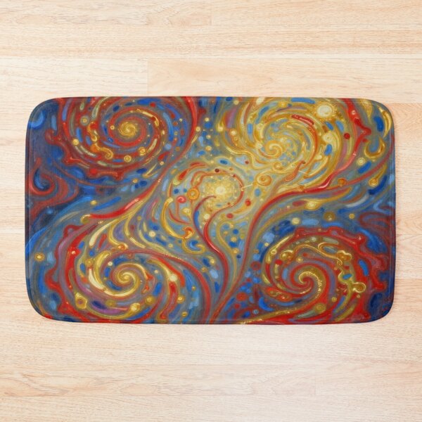 Item preview, Spiral Leaves in Motion – van Gogh Style meets Cosmic Flow for Dreamers & Color Poets designed and sold by FotoworldEdel.