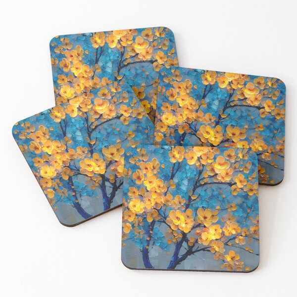 Item preview, Abstract Golden Sakura Tree, Luxurious Modern Art designed and sold by daila70.
