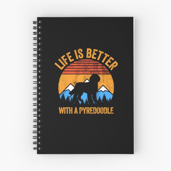 Item preview, Life Is Better With A Pyredoodle Retro Vintage designed and sold by Guarddogdrive.