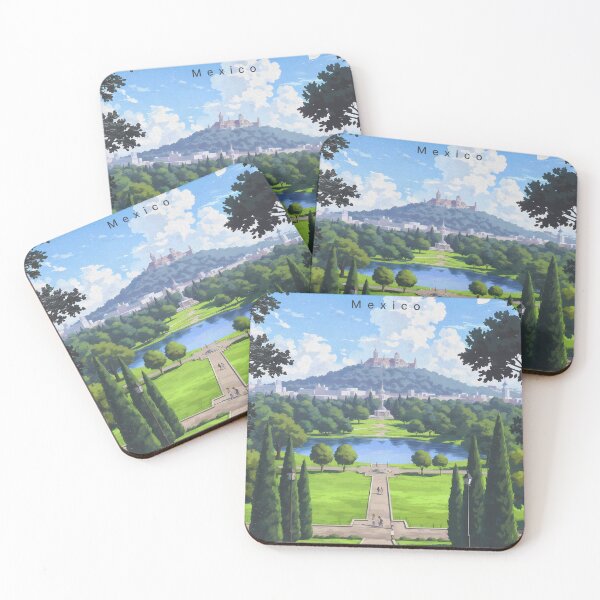 Item preview, Minimalist Sunrise over Chapultepec Park designed and sold by JacksoonLester.