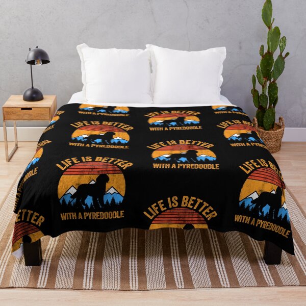 Item preview, Life Is Better With A Pyredoodle Retro Vintage designed and sold by Guarddogdrive.
