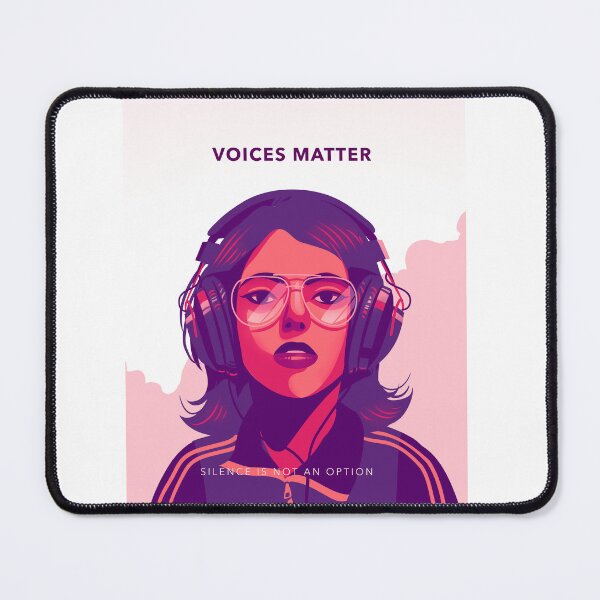 Item preview, Voices Matter, Silence Is Not An Option Pop Art  designed and sold by DesignbyAACreations .