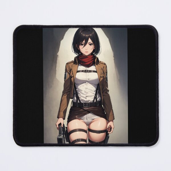 Item preview, Mikasa Ackerman - Attack on Titan Scout Regiment Anime Warrior Art designed and sold by iloveanimechibi.