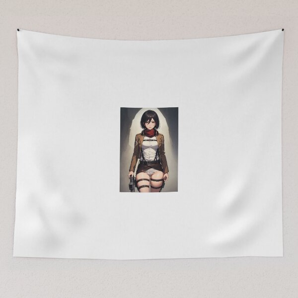 Item preview, Mikasa Ackerman - Attack on Titan Scout Regiment Anime Warrior Art designed and sold by iloveanimechibi.