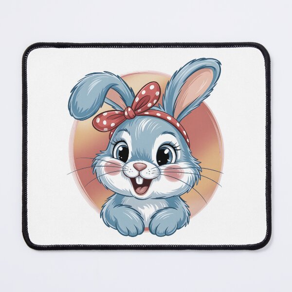 Item preview, Cute Blue Bunny designed and sold by lalasine.story.
