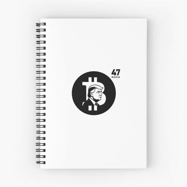 Item preview, Trump Bitcoin MAGA 47 - Crypto President Silhouette Design (Black) designed and sold by MAGA47Official.