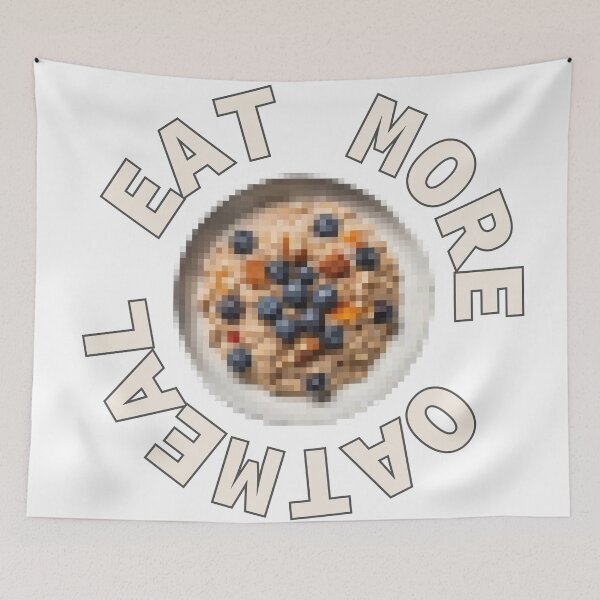 Item preview, eat more oatmeal designed and sold by cadetgallery.