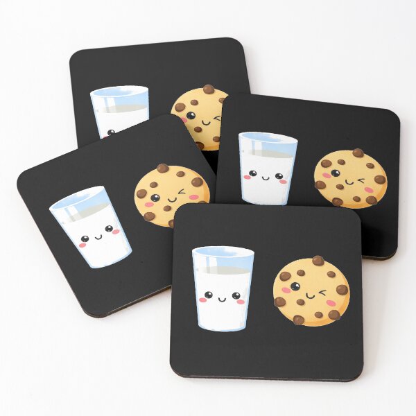 Item preview, We Go Together Like Milk & Cookies" – Sweet Kawaii Valentine's Set designed and sold by zuzzelek44.