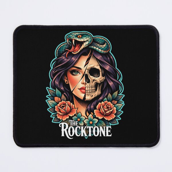 Item preview, Beautiful Disaster Snake & Skull Tattoo Style designed and sold by RockToneShop.