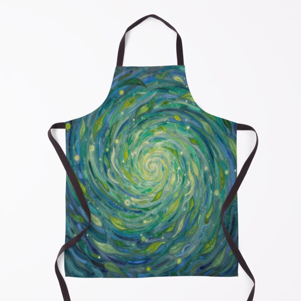 Item preview, Spiral Leaves in Motion – van Gogh Style meets Cosmic Flow for Dreamers & Color Poets designed and sold by FotoworldEdel.