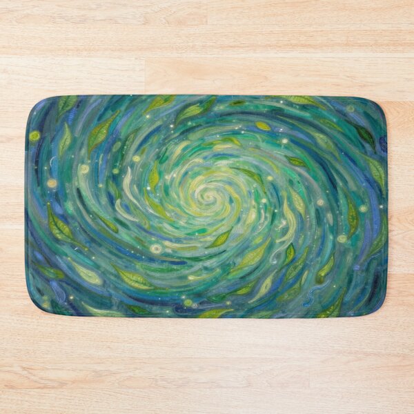 Item preview, Spiral Leaves in Motion – van Gogh Style meets Cosmic Flow for Dreamers & Color Poets designed and sold by FotoworldEdel.