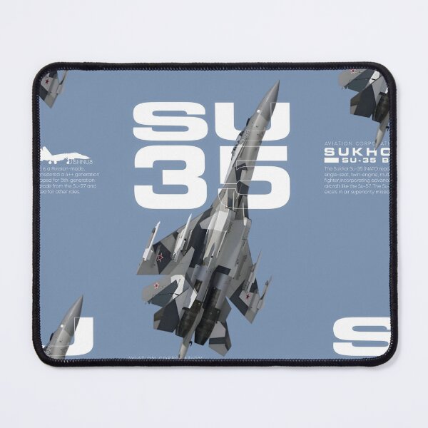 Artikelvorschau, Sukhoi Su-35 Kampfjet-Poster | Modernes Luftüberlegenheitsflugzeug entworfen und verkauft von Dyan4.