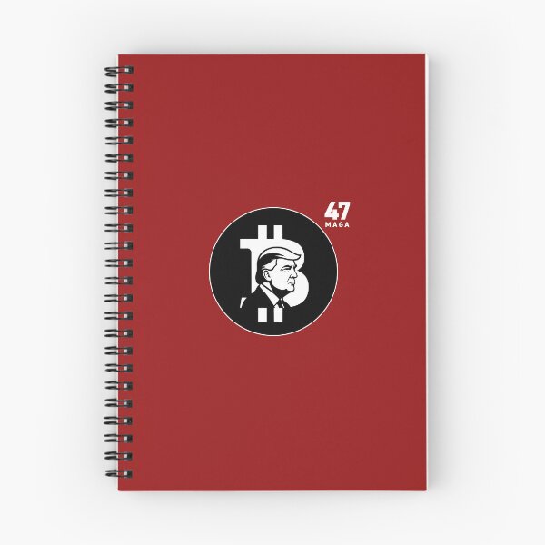Item preview, Copy of Trump Bitcoin MAGA 47 - Crypto President Silhouette Design (White) designed and sold by MAGA47Official.