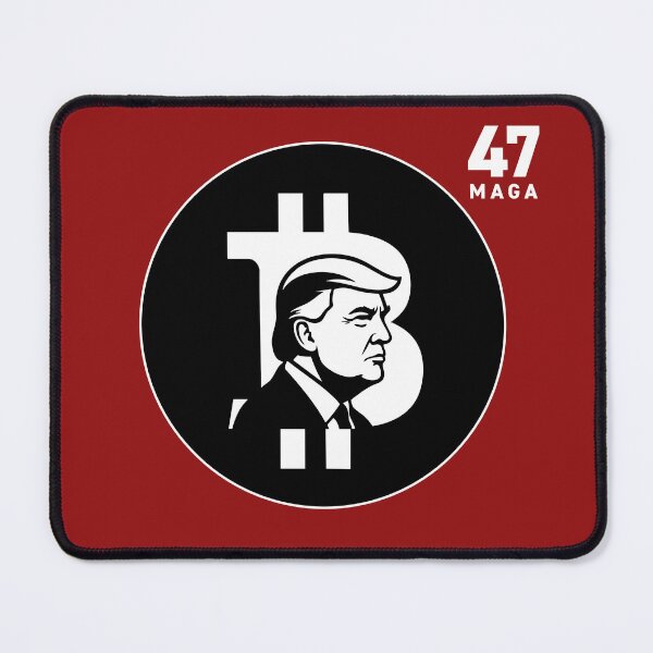 Item preview, Copy of Trump Bitcoin MAGA 47 - Crypto President Silhouette Design (White) designed and sold by MAGA47Official.