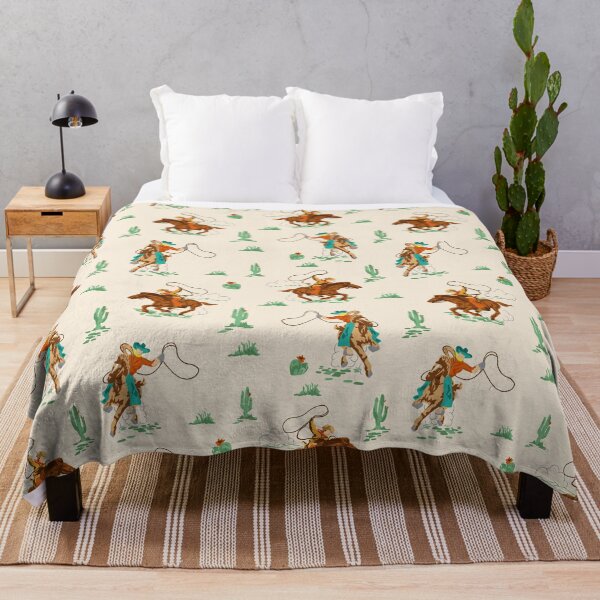 Item preview, Rustic Cowboy Desert Vintage Western Pattern designed and sold by Retro Street Studios.
