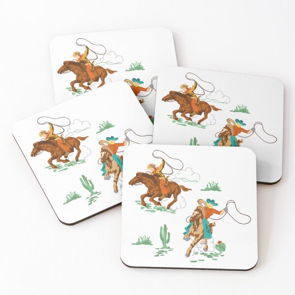 Item preview, Rustic Cowboy Desert Vintage Western Pattern designed and sold by Retro Street Studios.