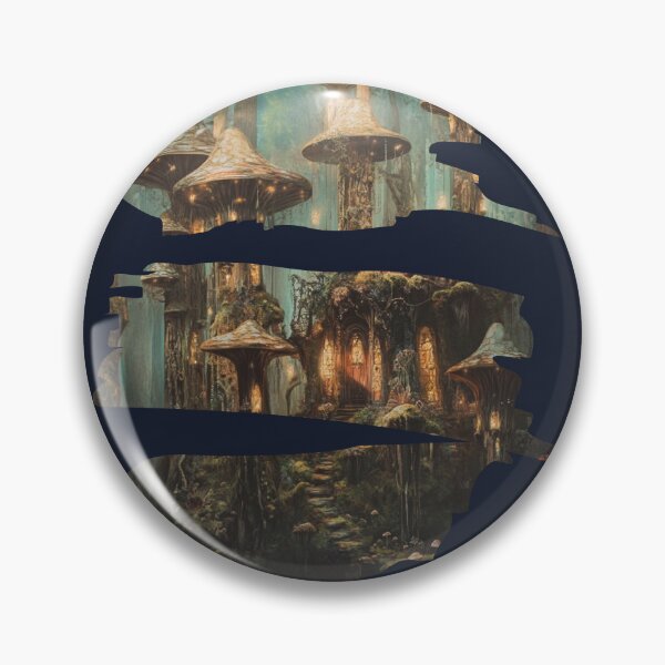 Item preview, Enchanted Mushroom Forest designed and sold by Szpaku desart .
