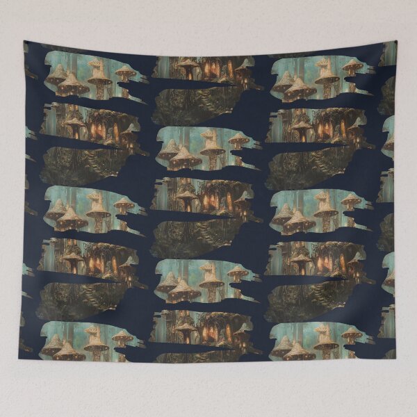 Item preview, Enchanted Mushroom Forest designed and sold by Szpaku desart .