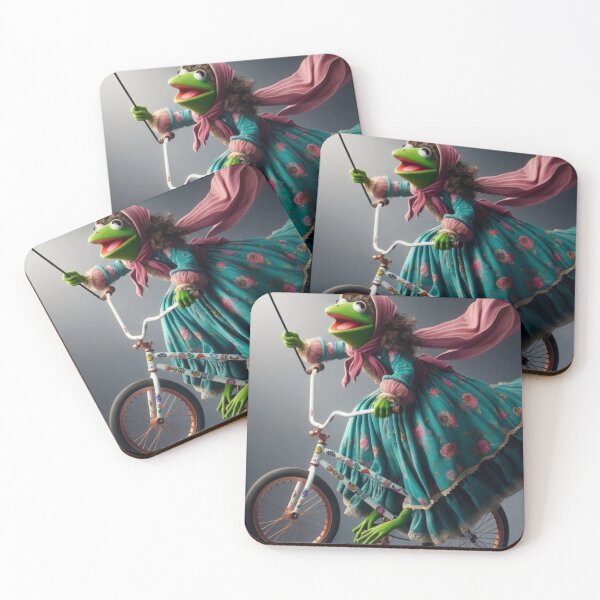 Item preview, "Bonnet & Chaos: Kermit's Floral Fugue" designed and sold by Print Fiction.