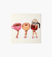 Coffee Pin-Ups Art Board Print