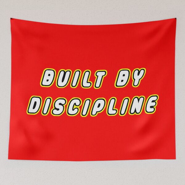 Item preview, Built by Discipline - Bold Motivation Graphic Design designed and sold by ProjetF.