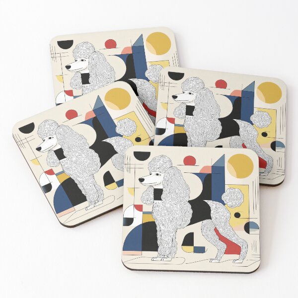Item preview, Geometric Poodle Composition designed and sold by lautir.