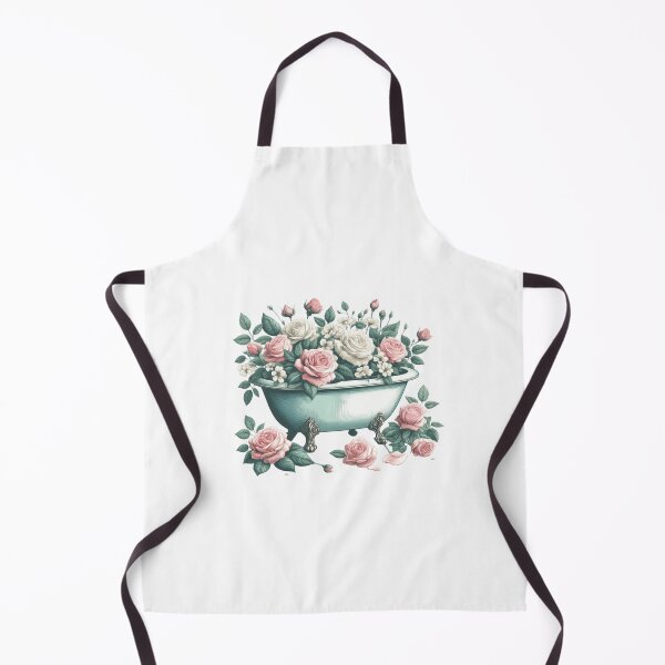 Item preview, lovely vintage bath with roses designed and sold by nicnacc.