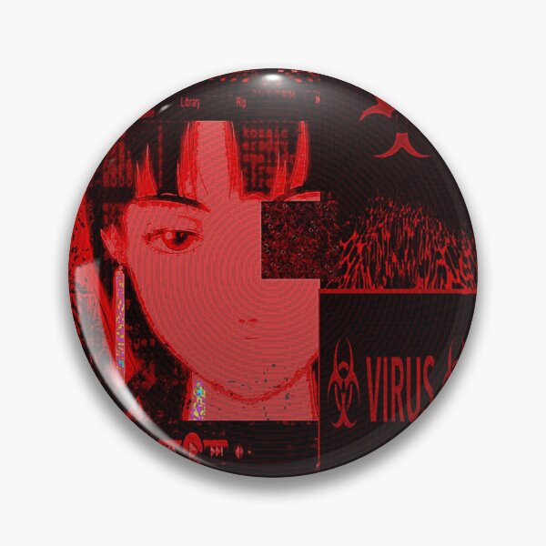 Item preview, Lain Iwakura Red Virus Aesthetic Design designed and sold by MKCreationss.